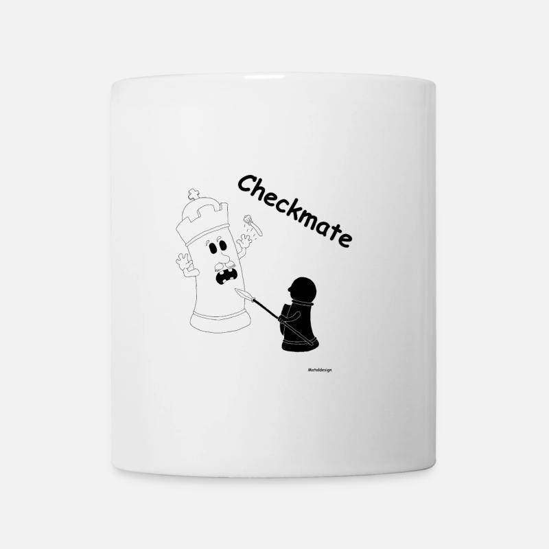 Checkmate / Schachmatt - Tasse - Weiß