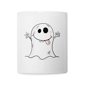 Pfiffiges Witziges Gespenst I Halloween - Tasse - Weiß - Vorne