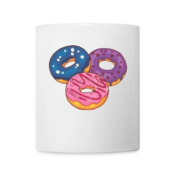 Donuts Confiserie Cookie Törtchen Kuchen Torten - Tasse - Weiß - Vorne