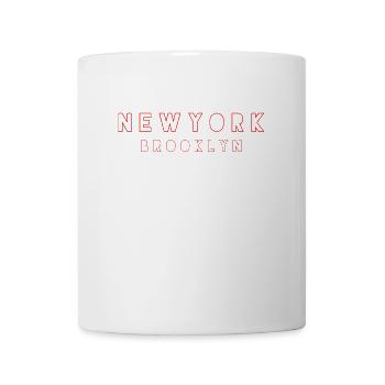 New York Brooklyn - Mug blanc - blanc - Devant