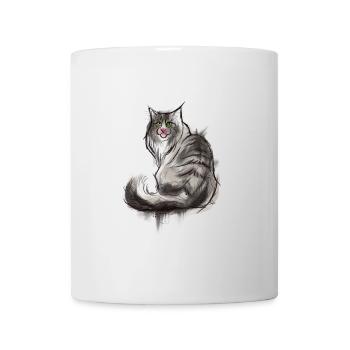 Norwegian Forest Cat - Mug - white - Front