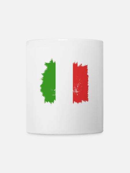 Drapeau italien - Mug blanc - blanc