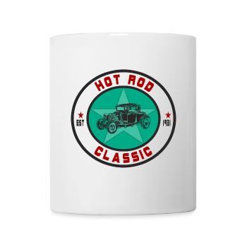 Hot Rod Classic Oldtimer Auto Car US Car Geschenk - Tasse - Weiß - Vorne
