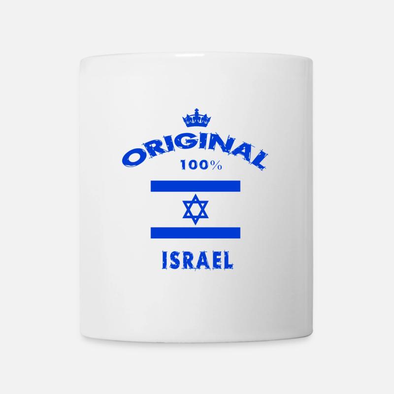 Israel Original 100% Flag Jerusalem Gift - Mug - white