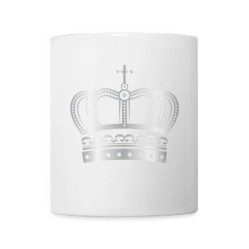 Couronne de couronnes King Queen JGA Wedding Bride Bräu - Mug blanc - blanc - Devant