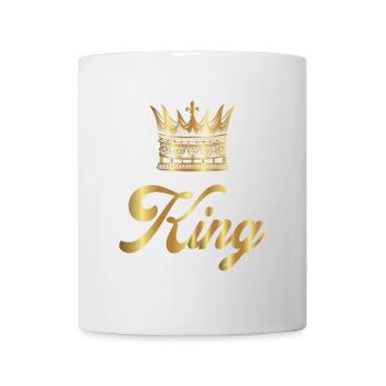 Couronne de couronnes King Queen JGA Wedding Bride Bräu - Mug blanc - blanc - Devant