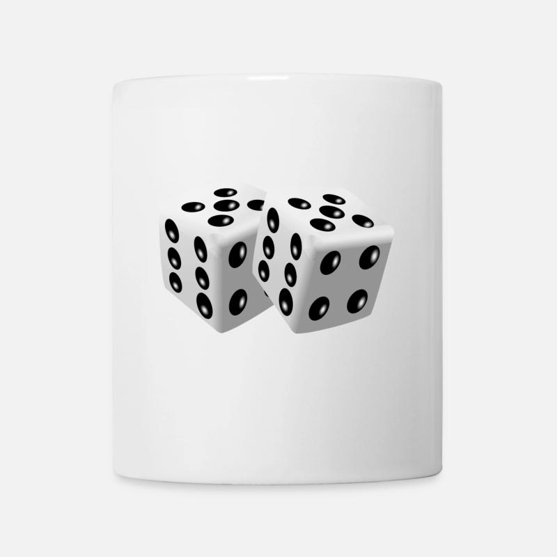cubes - Mug blanc - blanc