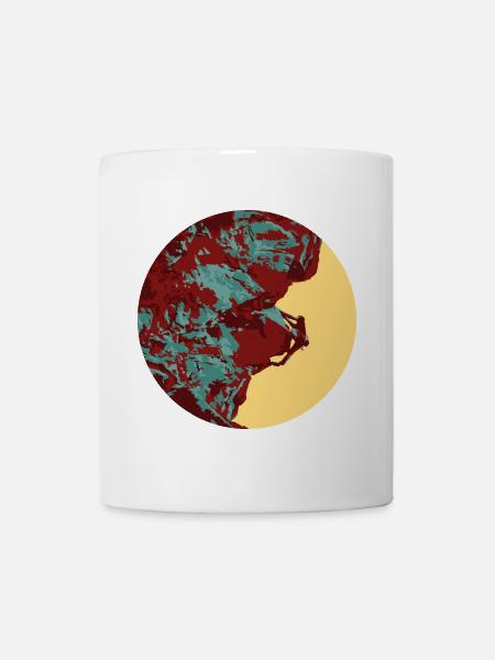 Grimpeur escalade - Mug blanc - blanc