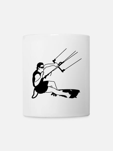 Kitesurfing - Tasse - Weiß
