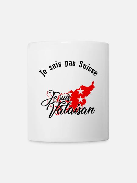 I am from Valais - Mug - white