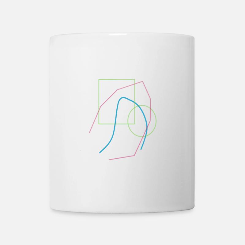 Muster abstrakt - Tasse - Weiß