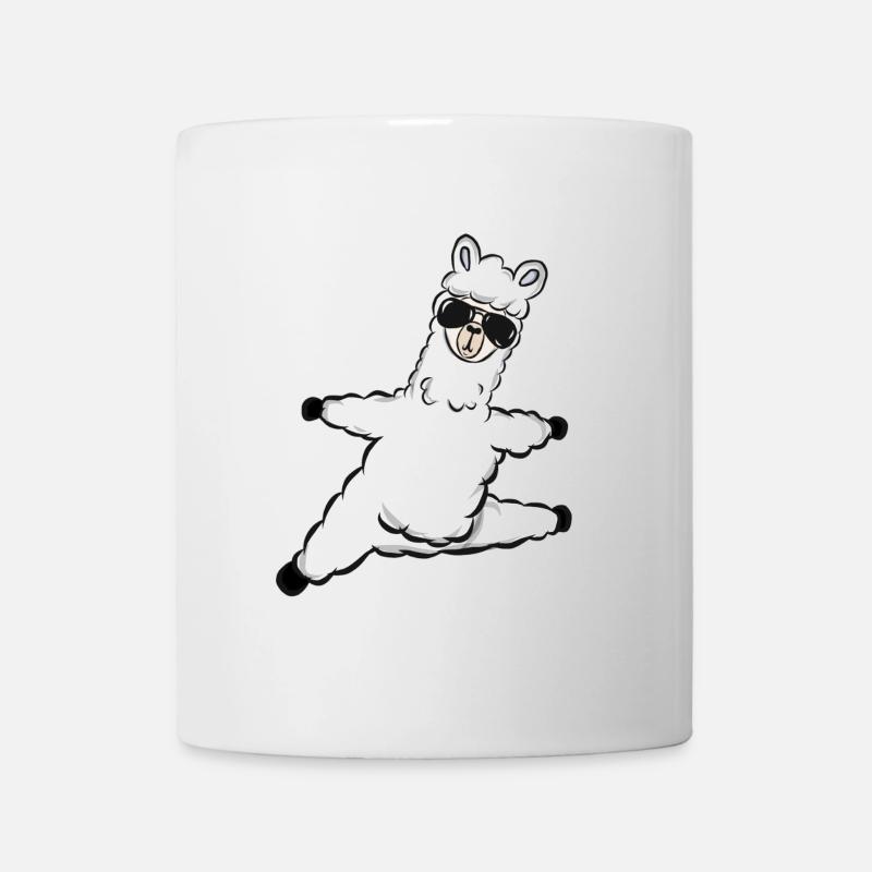 Lunettes de soleil en alpaga - Mug blanc - blanc
