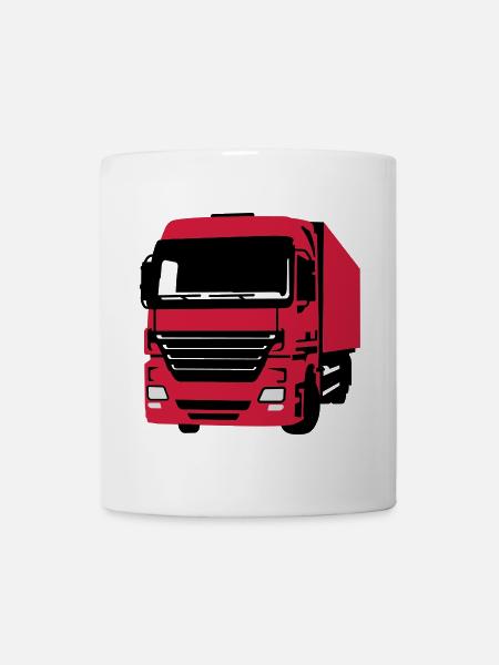 LKW - Tasse - Weiß
