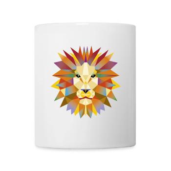 Löwenkopf 1 - Tasse - Weiß - Vorne