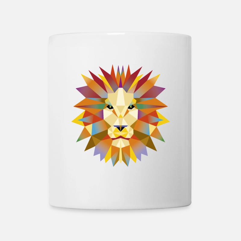 Löwenkopf 1 - Tasse - Weiß