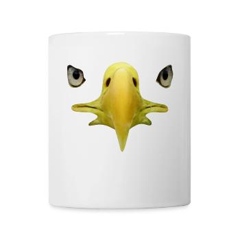 Schnabel / Augen eines Weißkopft See Adler - Tasse - Weiß - Vorne