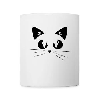 BLACK ANGRY CAT 2 - ANGRY CAT BLACK 2 - Mug - white - Front