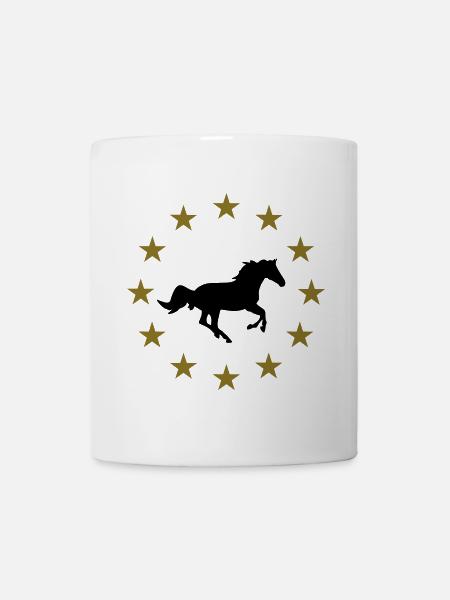 Pferde & Sternen - Tasse - Weiß