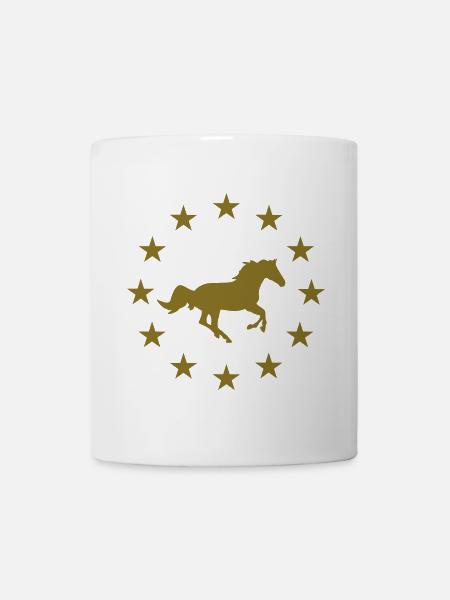 Pferde & Sternen - Tasse - Weiß