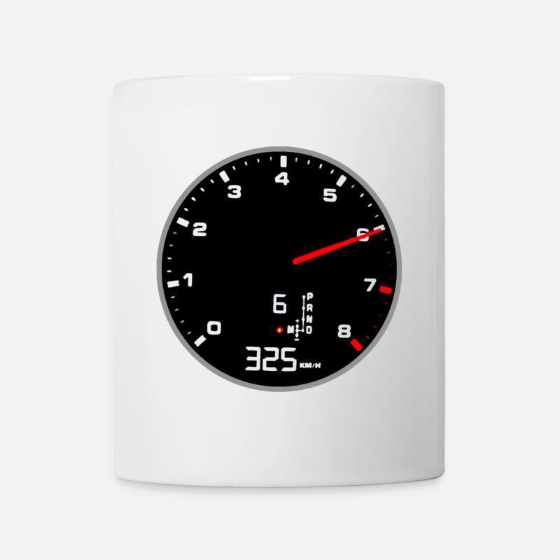 Tacho | No Limit | Speed Race | Racing - Tasse - Weiß
