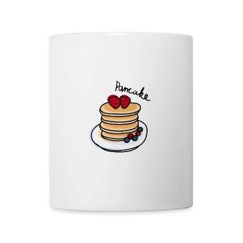 Pancake & Baies – Chemise de fan du petit-déjeuner - Mug blanc - blanc - Devant