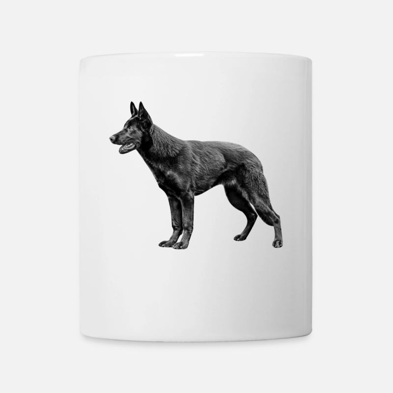 Schäferhund - Tasse - Weiß