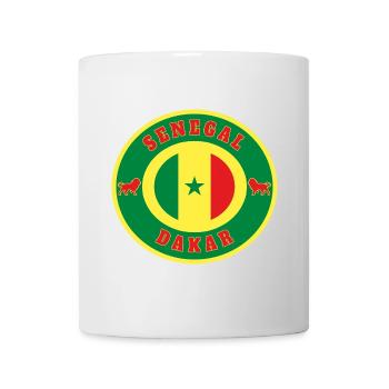 Senegal Dakar / gift lion flag Africa state - Mug - white - Front