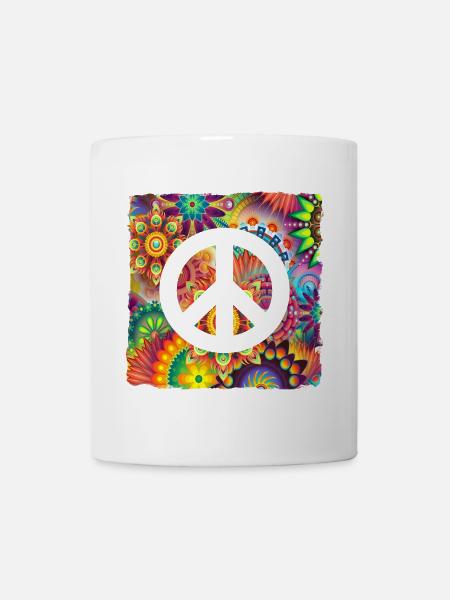 Psychadelic Peace - Mug - white