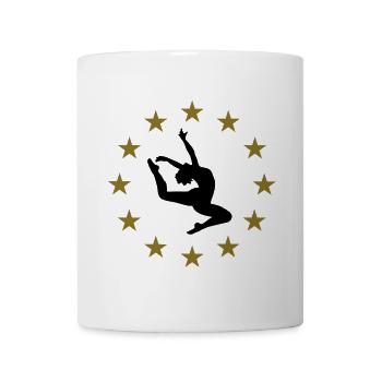 Springen & Sternen - Tasse - Weiß - Vorne