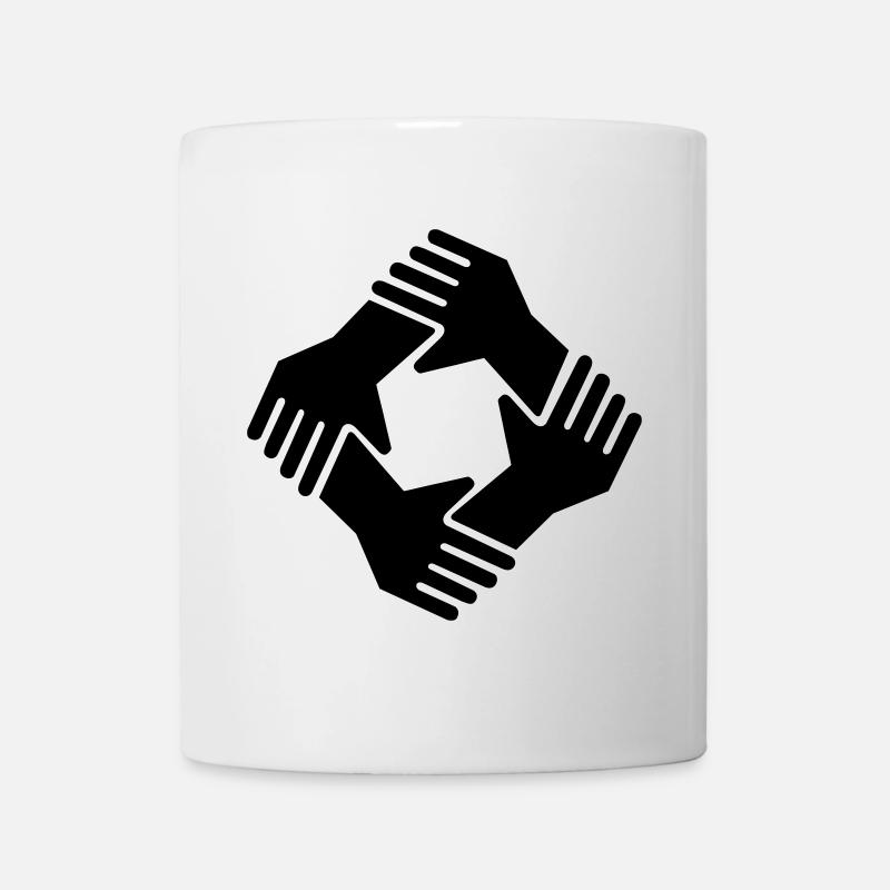 together gemeinsam Zusammenhalt - Tasse - Weiß