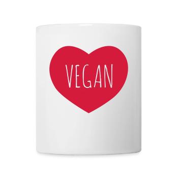 Vegan Love | Love to vegan vegan gift - Mug - white - Front