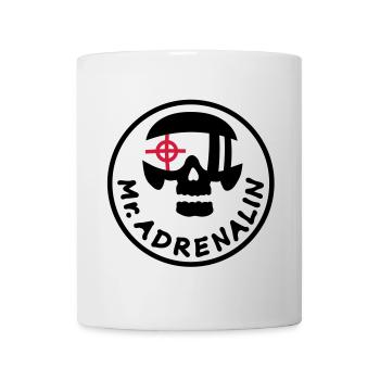 Mr. Adrenalin - Tasse - Weiß - Vorne