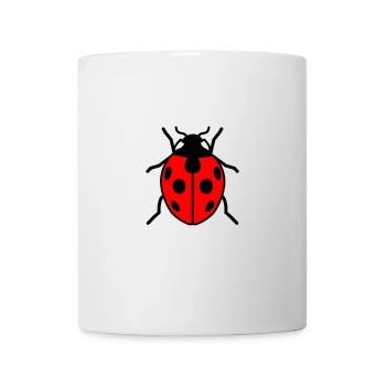 Marienkäfer - Tasse - Weiß - Vorne