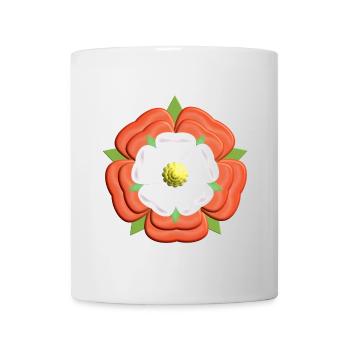 Tudor Rose - Tasse - Weiß - Vorne