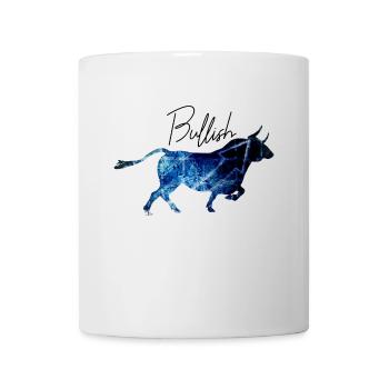 Bull Bull Bull Stock Actionnaire Actionnaire - Mug blanc - blanc - Devant