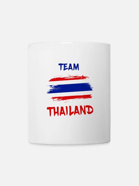 Équipe De Thaïlande / Cadeau de drapeau De Bangkok Thai - Mug blanc - blanc