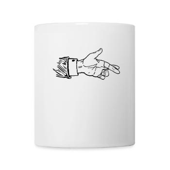 Main - Mug blanc - blanc - Devant