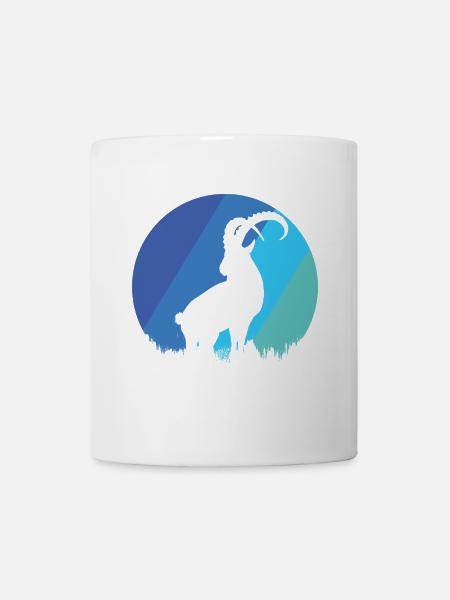 Steinbock - Tasse - Weiß