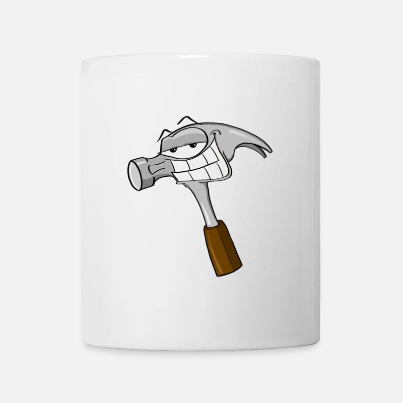 Hammer Tag T-Shirt - Tasse - Weiß