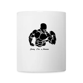 Bodybuilder Motiv - Tasse - Weiß - Vorne