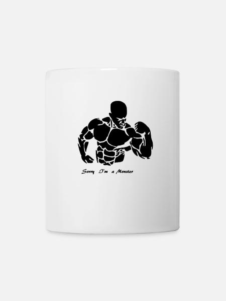 Bodybuilder motif - Mug blanc - blanc