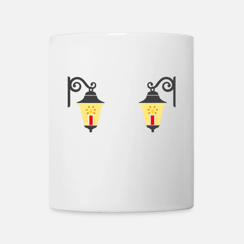 Lanternes - Mug blanc - blanc