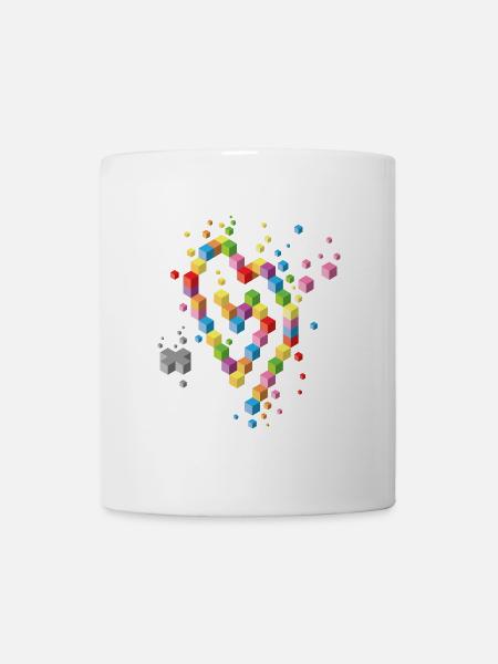 Geek Heart - Mug - white