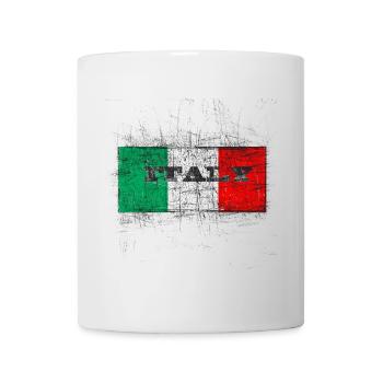 Drapeau National Tricolore Italien - Mug blanc - blanc - Devant