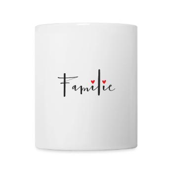Family heart love decoration gift - Mug - white - Front