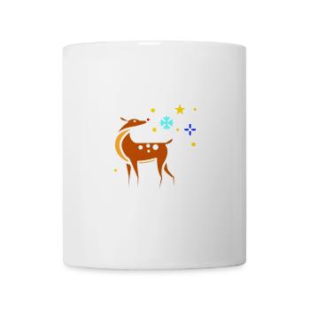 Rentier - Tasse - Weiß - Vorne