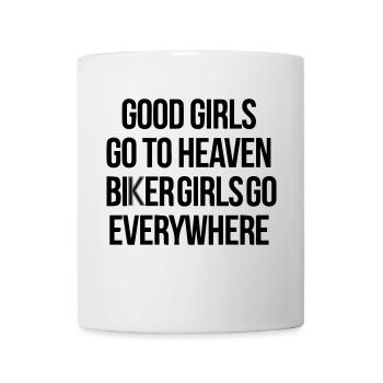 Biker Women Girls - Mug - white - Front
