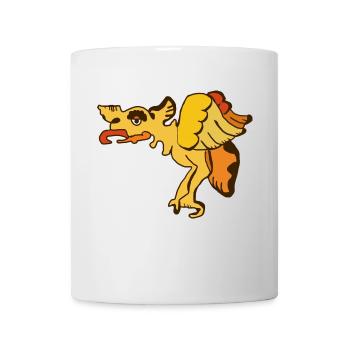 POP-ART MAYA OWL - THE CRAZY - Mug - white - Front