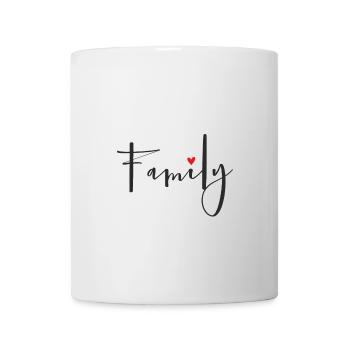 Family heart love - Mug - white - Front