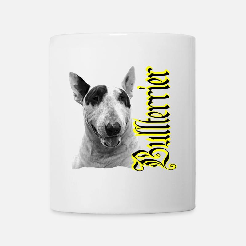 Bull Terrier, Bulldog, Bulldog, head, Terrier, - Mug - white